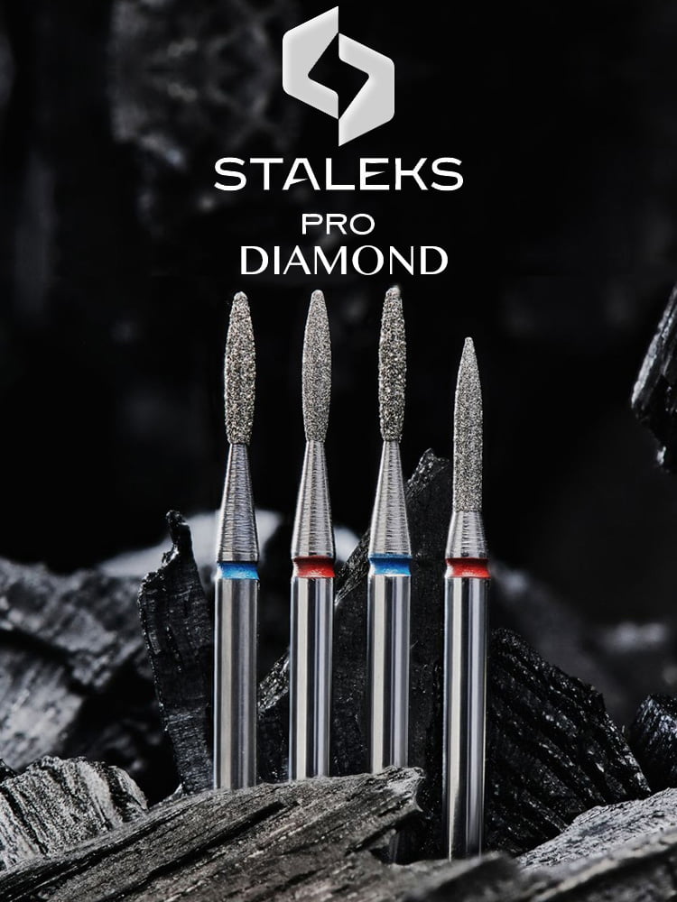 Meilleure fraise diamantée « Flame » de Staleks pour ongles