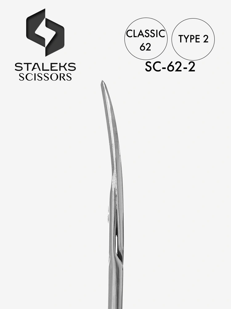 Ciseaux à ongles à long manche Staleks Classic 62, type 2
