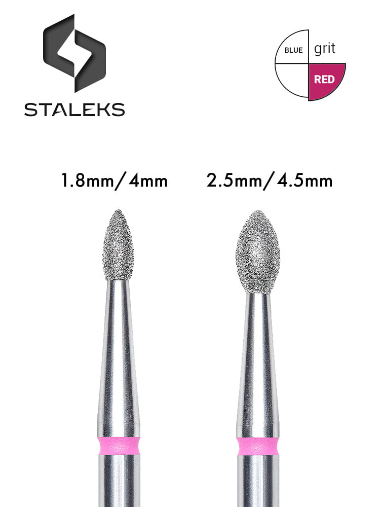 Forets diamantés Staleks « Best Pointed Bud » rouges