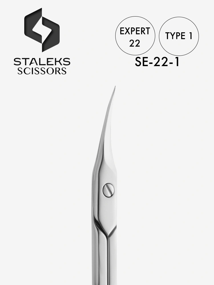 Ciseaux à cuticules russes Staleks Expert 22 Type 1