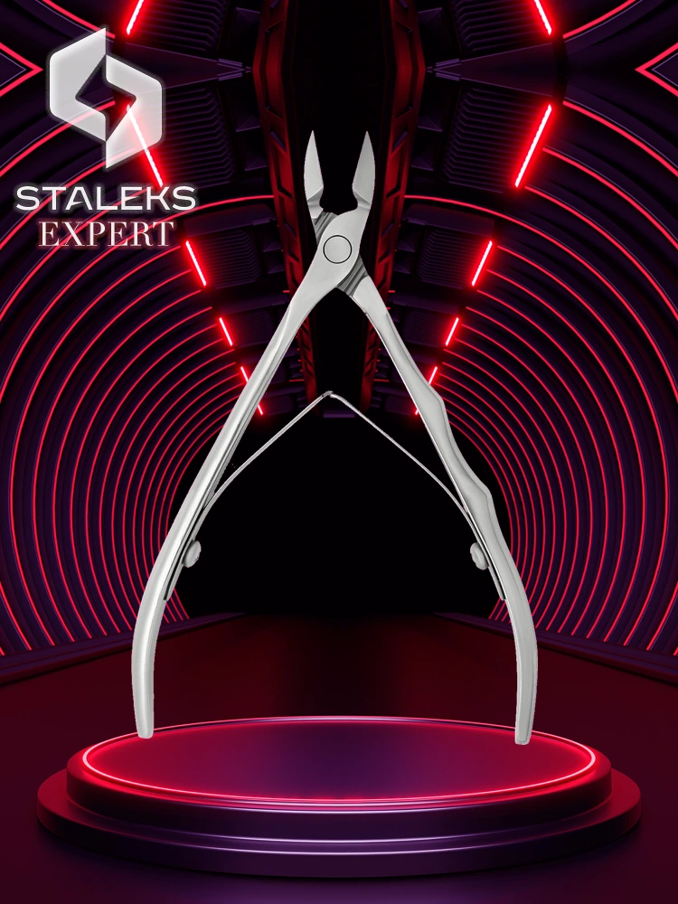 Alicates para cutículas de mordaza completa Staleks Expert 11