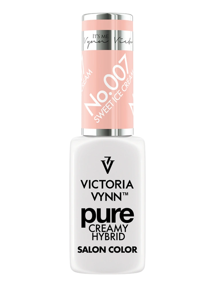 Adorables ongles couleur pêche d'été 007 Victoria Vynn : une glace onctueuse et sucrée