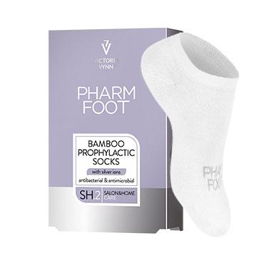 Calcetines de bambú Pharm Foot para después del tratamiento con Microsilver, talla 43-46