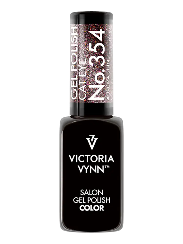 El esmalte en gel más llamativo con efecto ojo de gato: esmalte en gel Victoira Vynn 354 Aurora Shine