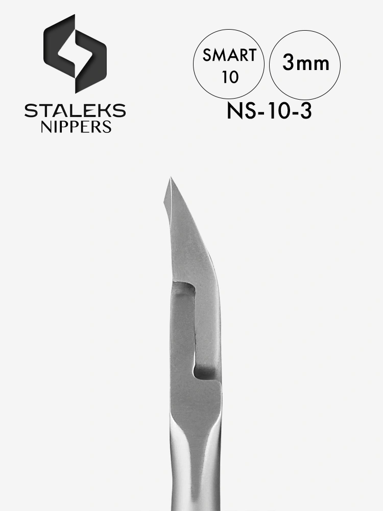 Meilleure pince à cuticules Staleks Smart 10 3 mm