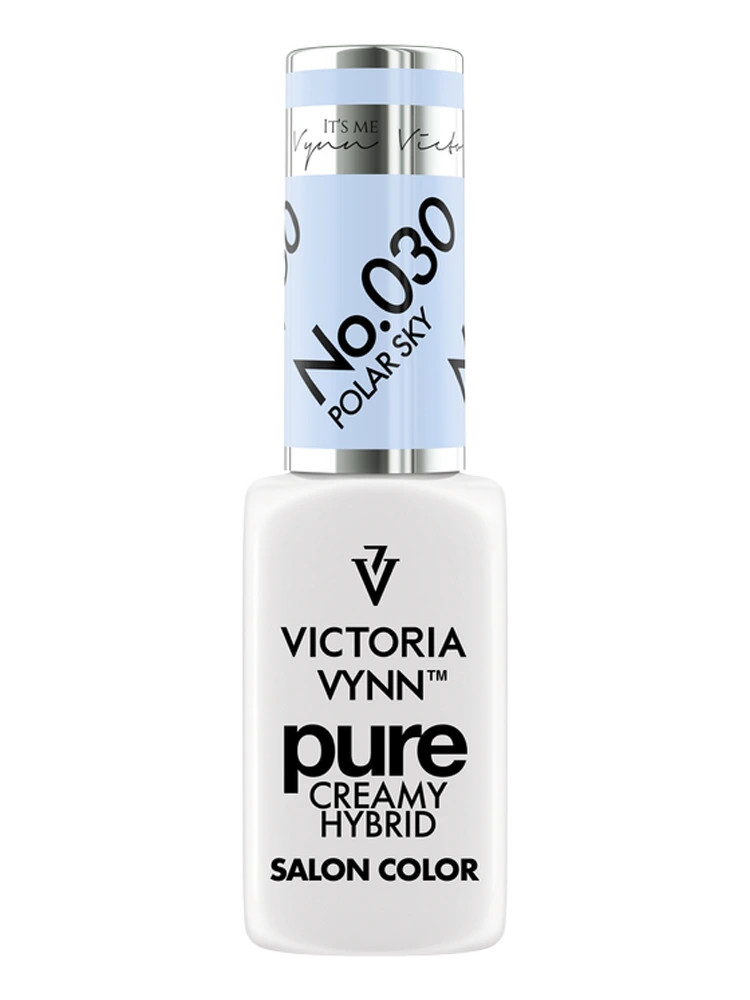 Les meilleurs vernis à ongles gel bleu ciel : Victoria Vynn Pure Creamy Hybrid 030 Polar Sky