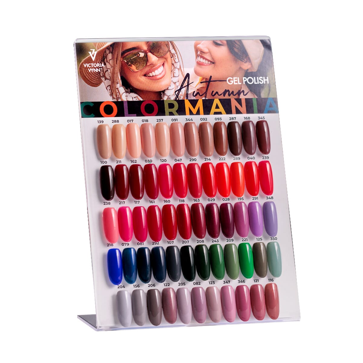 Présentoir de la collection automnale de vernis gel Victoria VYNN