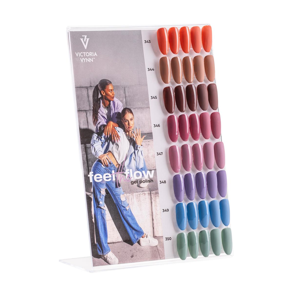 Victoria VYNN: Expositor de la colección de esmaltes en gel «Feel the Flow» - Nuevo