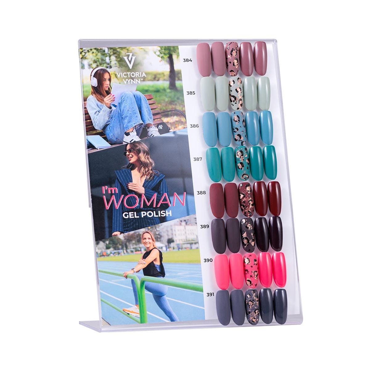 Victoria VYNN – Présentoir de la collection de vernis gel « I'm Woman »