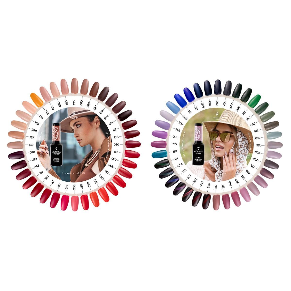 Victoria VYNN : nuanciers de la collection automnale de vernis gel, lot de 2 pièces