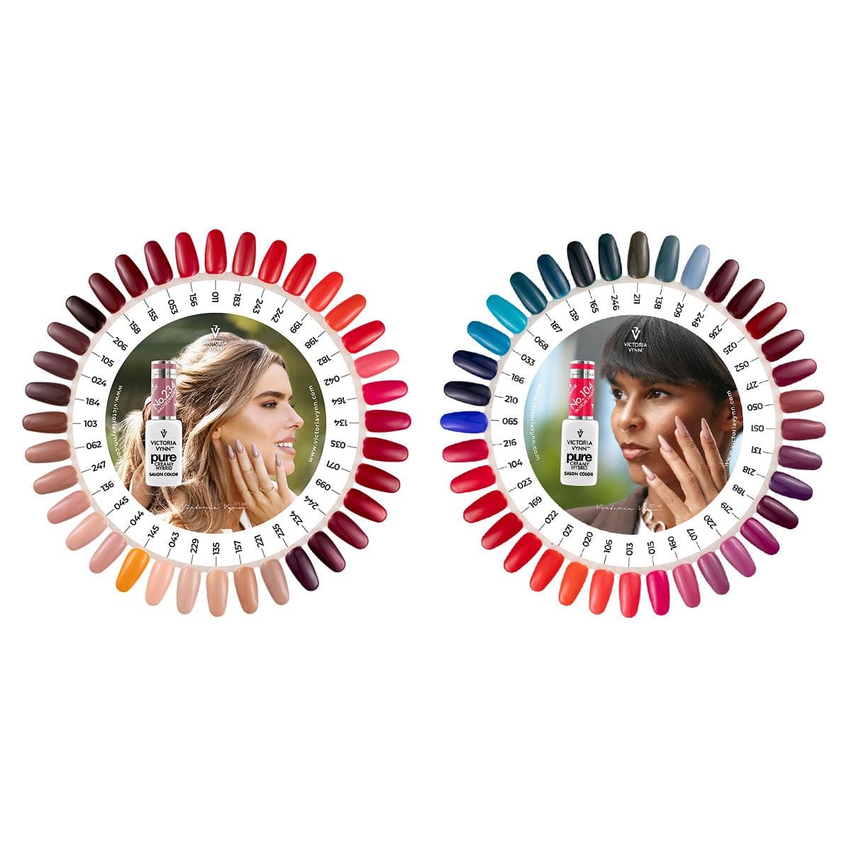 Victoria VYNN – Collection hybride « Autumn Pure Creamy » : nuanciers, lot de 2 pièces