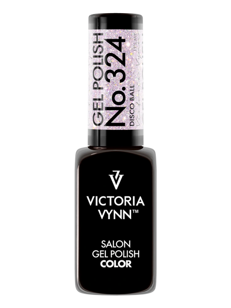 Esmalte en gel «Disco Ball» con efecto de diamantes de Victoria VYNN, esmalte en gel de salón, 324_