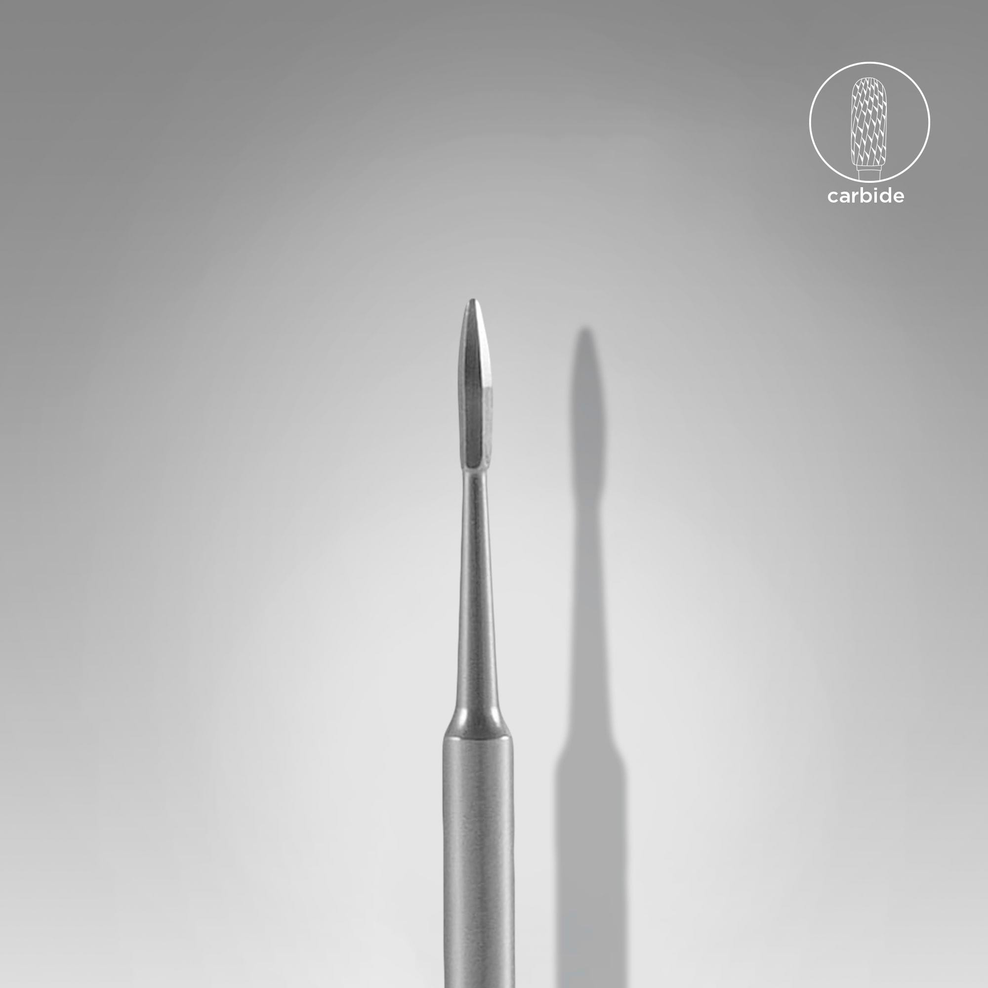 Foret à ongles en carbure Staleks, " Nail Cleaner ", diamètre 1,2 mm, partie active 2,5 mm (FT11/012/2,5)