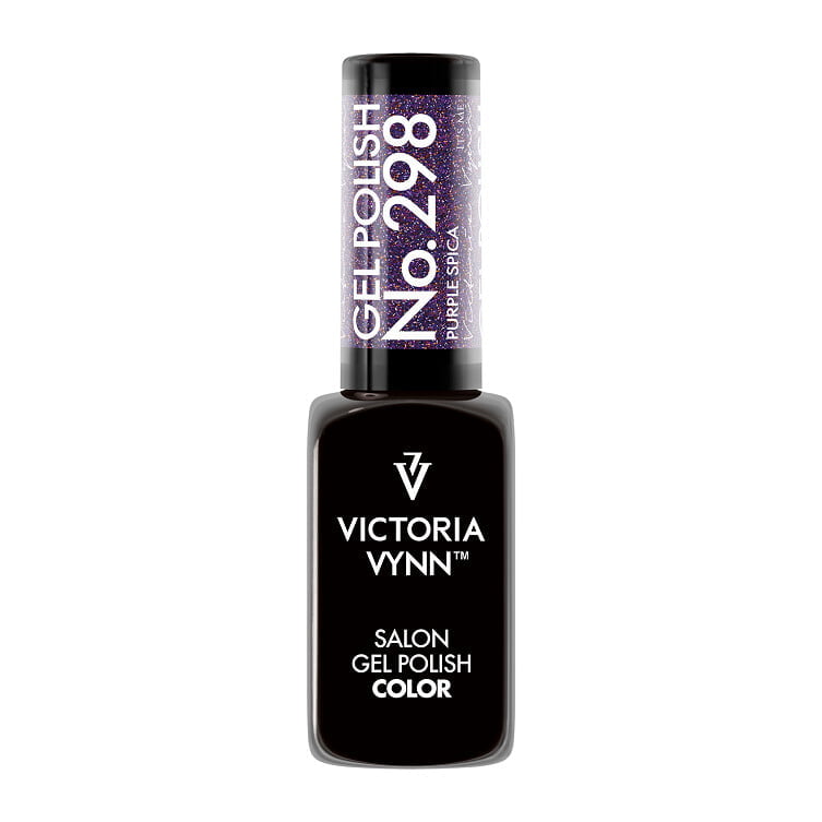 Vernis gel de salon n° 298 Purple Spica