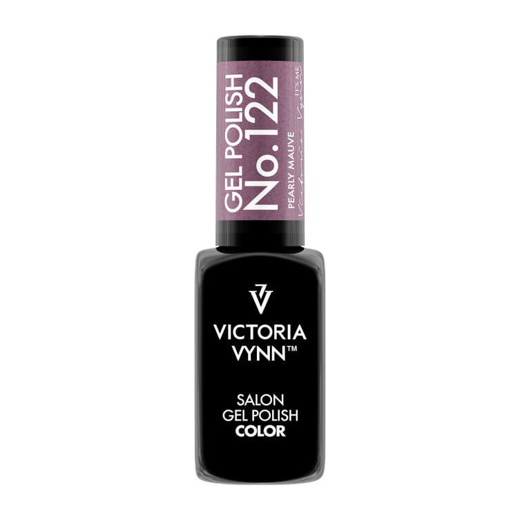 Esmalte en gel de salón n.º 122 Malva nacarado