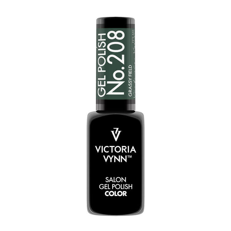 Esmalte en gel de salón n.º 208 «Campo verde»