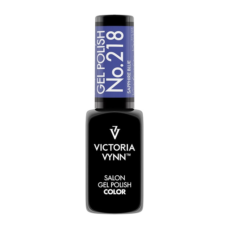 Esmalte en gel de salón n.º 218 Azul zafiro