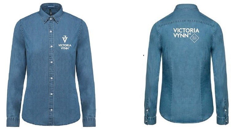 Victoria VYNN Camisa de mezclilla Discover VV - mujer, talla L