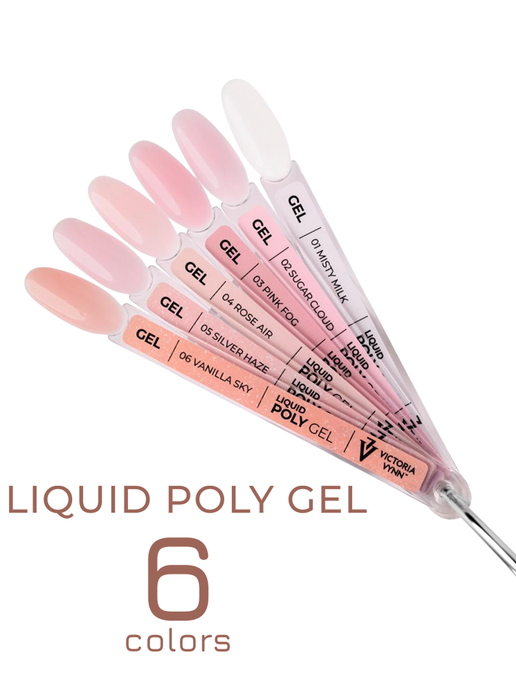 tabla de colores de Plygel líquido