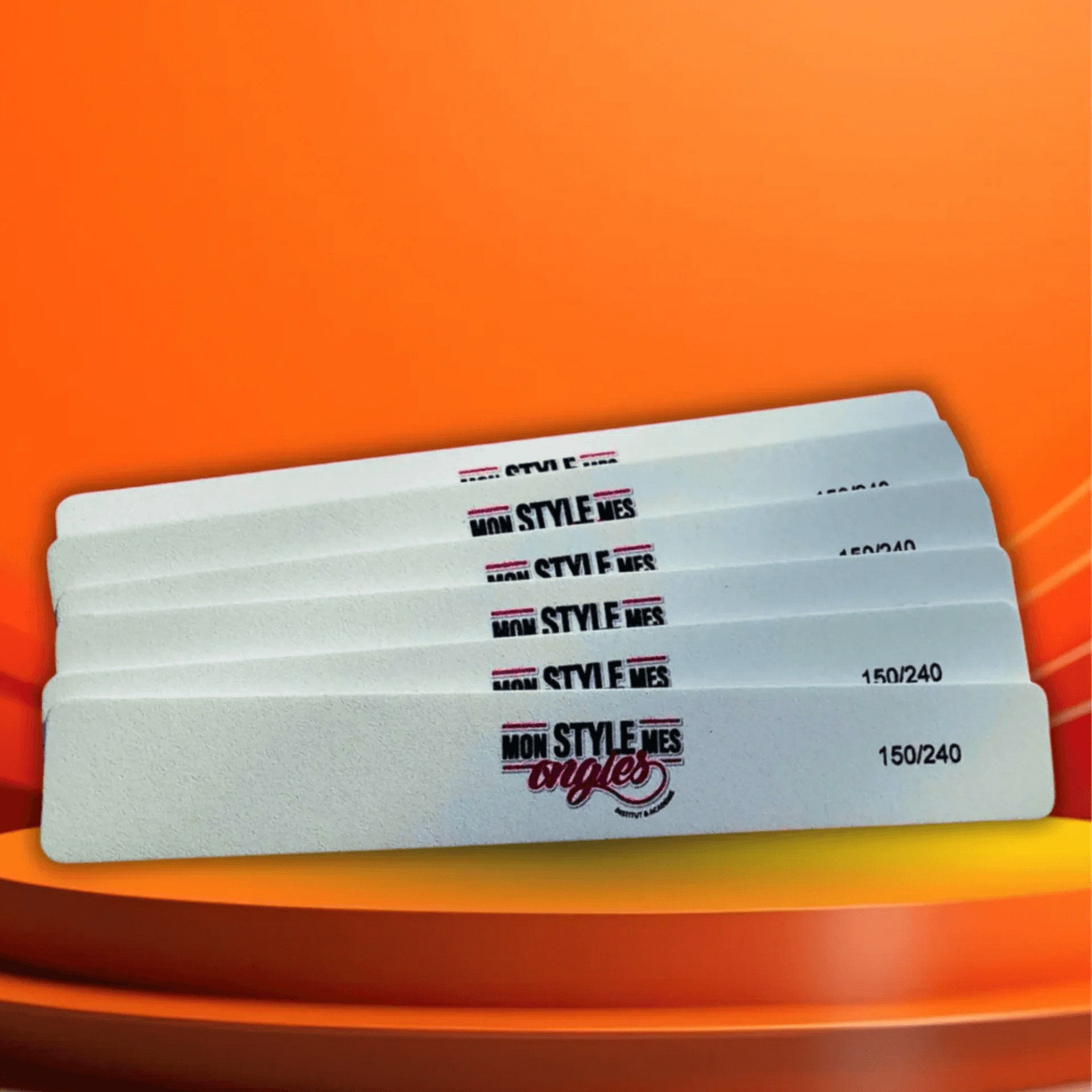 Limes à ongles carrées MSMO 150/240 (lot de 50)
