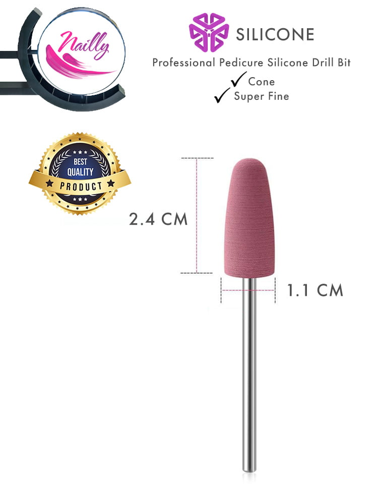 Foret en silicone pour pédicure Nailly Professional