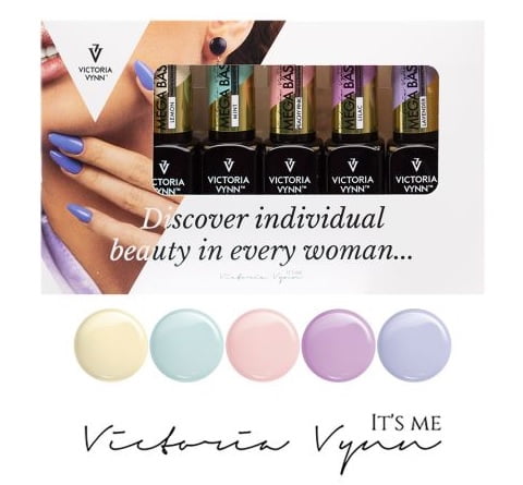 Victoria VYNN, colores pastel, paquete de 5