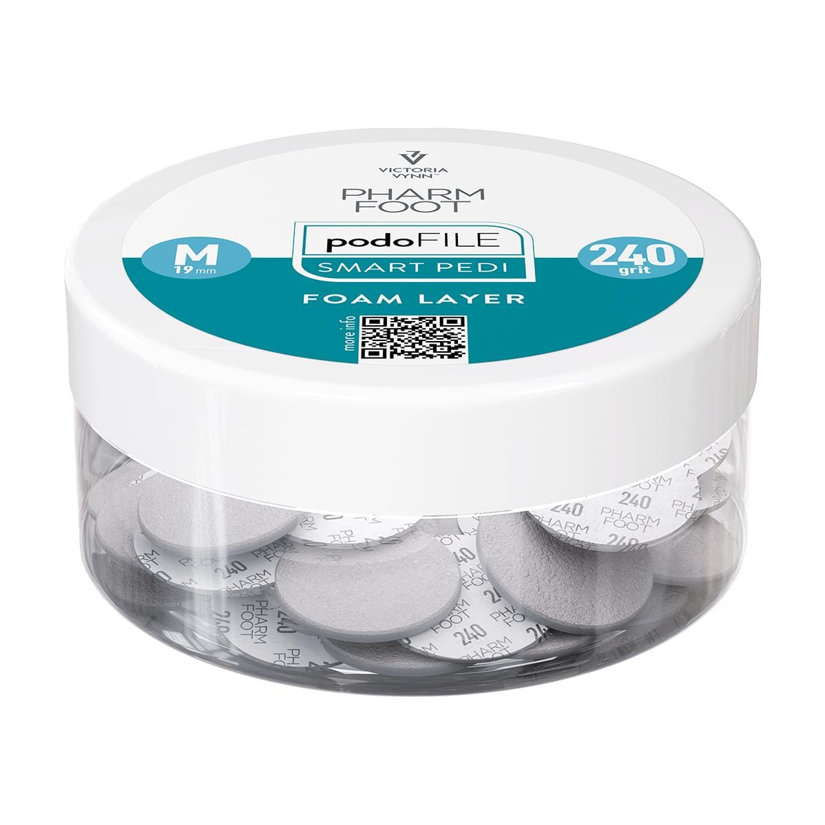 Pharm Foot PODO, capa de espuma, talla M, grano 240