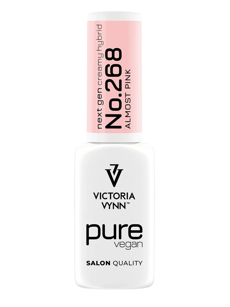 Esmalte de gel híbrido cremoso Victoria VYNN n.º 268 Almost Pink