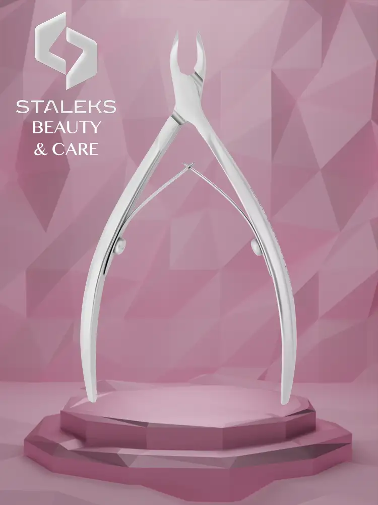 STALEKS BEAUTY & CARE Pince à cuticules à double ressort 20