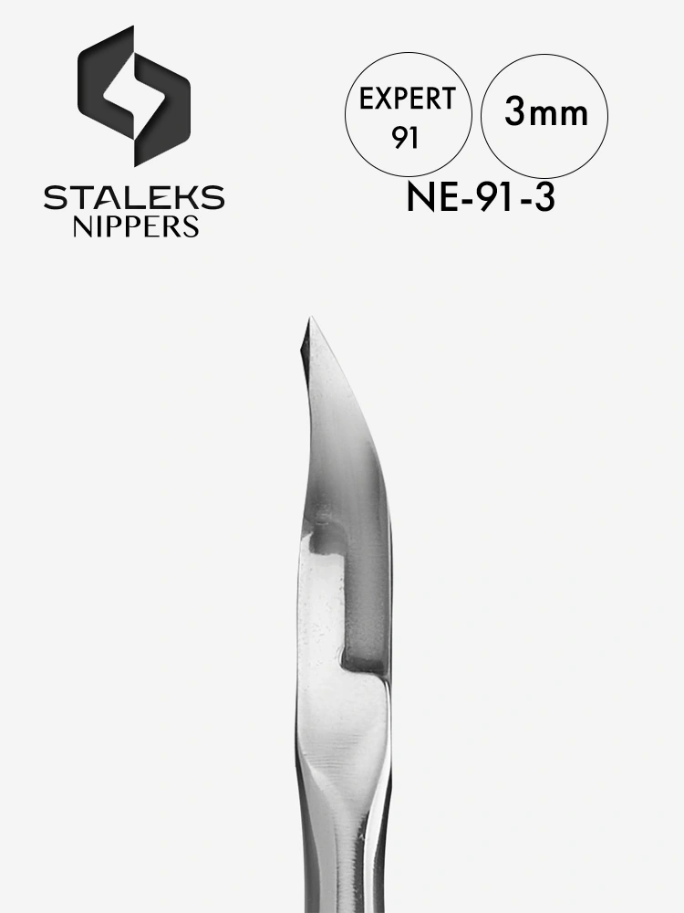 Coupe-cuticules professionnel Staleks Expert 91, 3 mm
