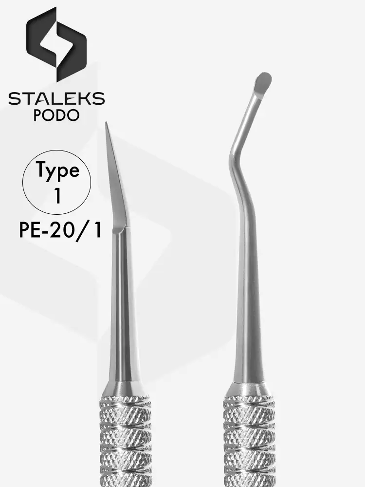 Staleks PRO 2-en-1 Outil de pédicure Expert 20 Type 1