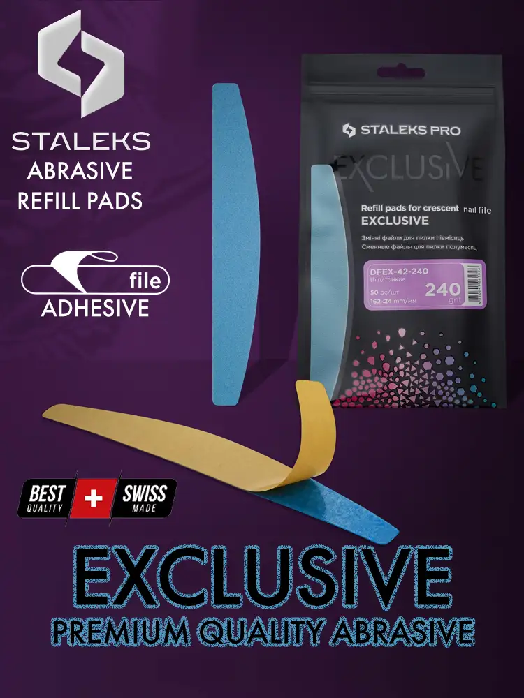 Limes abrasives adhésives Staleks Pro