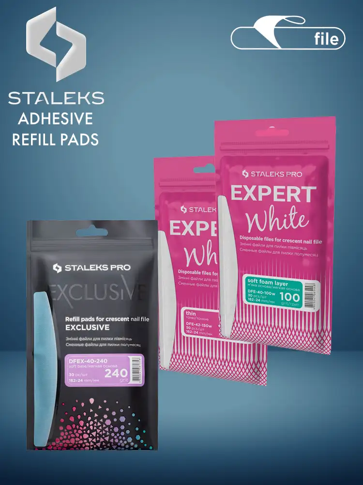 Limes abrasives adhésives Staleks Pro – NOUVEAUTÉ