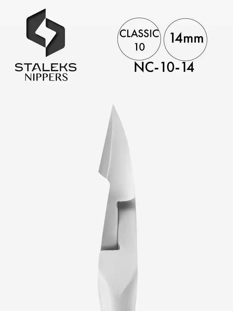Staleks PRO Classic Cuticle Nail Nipper NC-10-14 Alicate para cutículas Staleks PRO Classic NC-10-14
