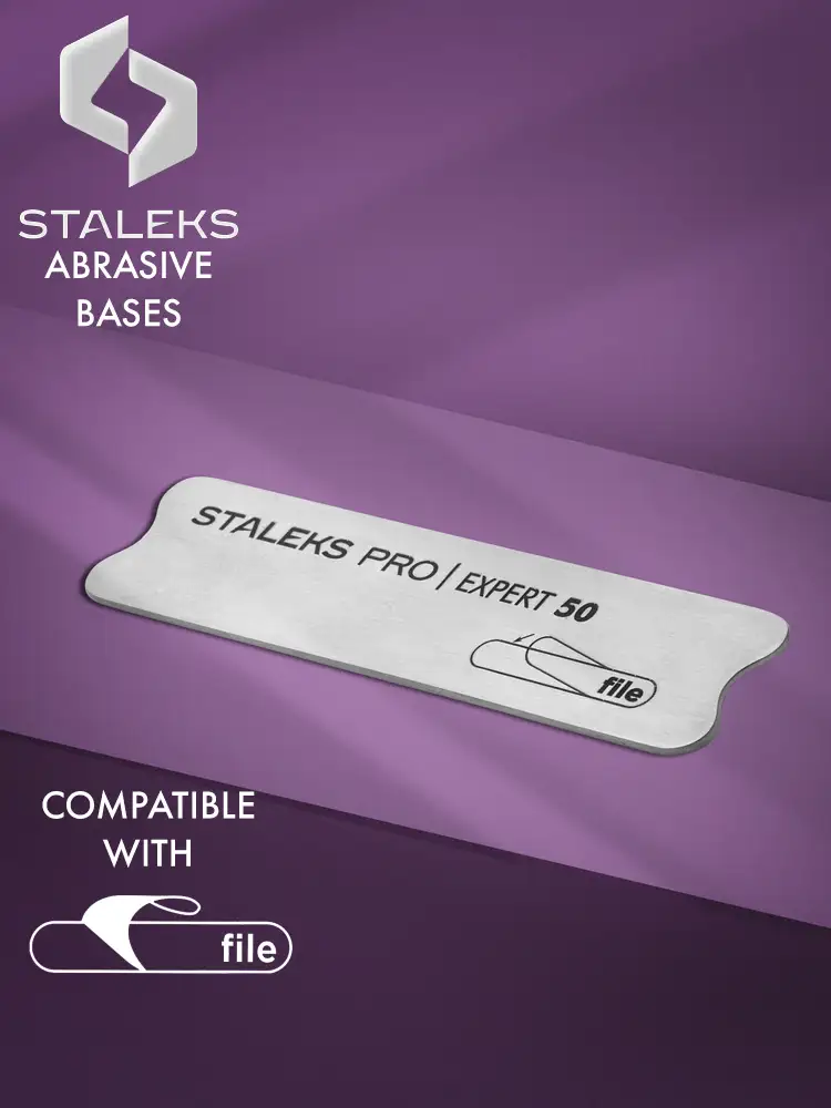 Base métallique Staleks PRO pour lime à ongles Expert 50