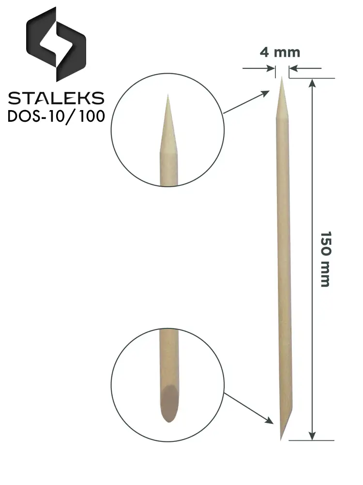 Bâtons en bois Staleks PRO Orange DOS-10