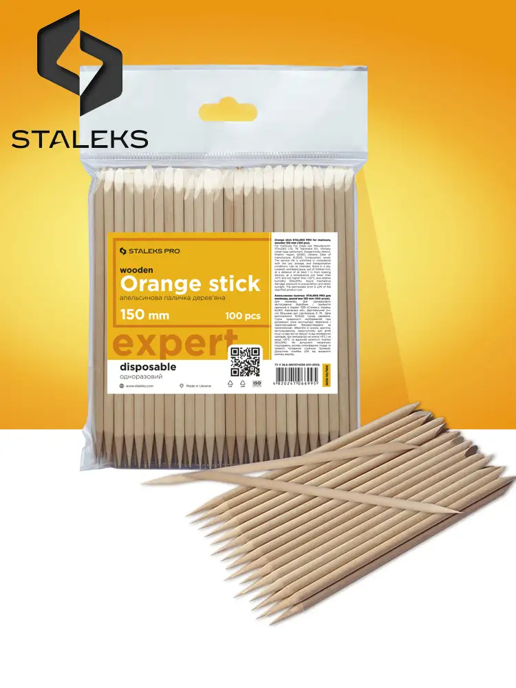 Bâtons en bois Staleks PRO Orange DOS-10