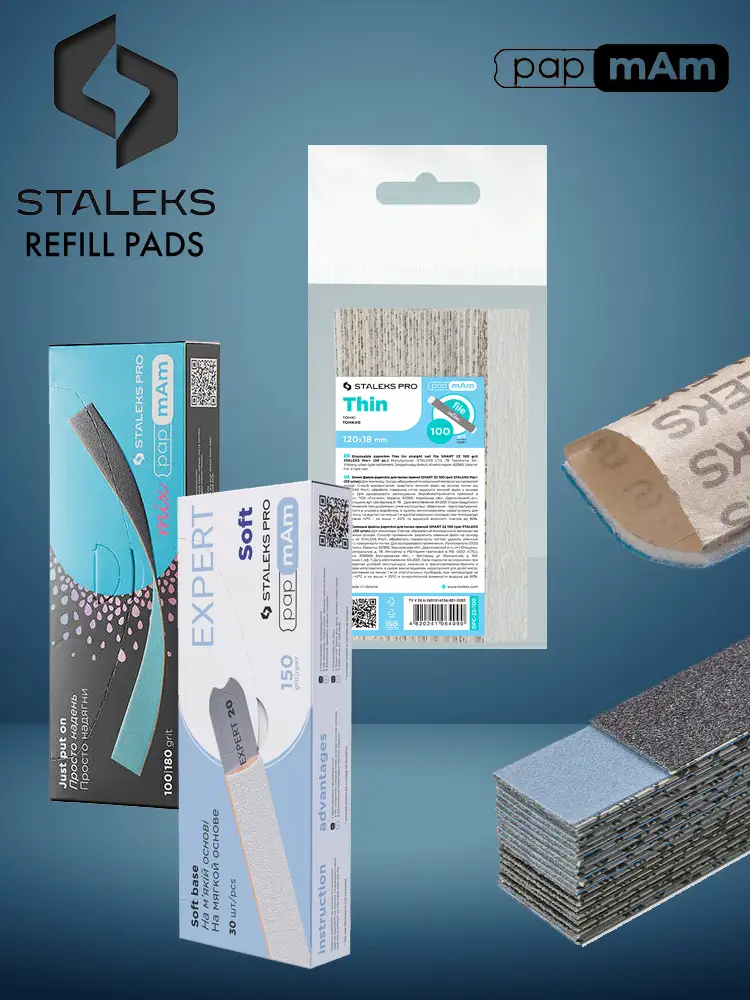 Limes abrasives Staleks PRO papmAm
