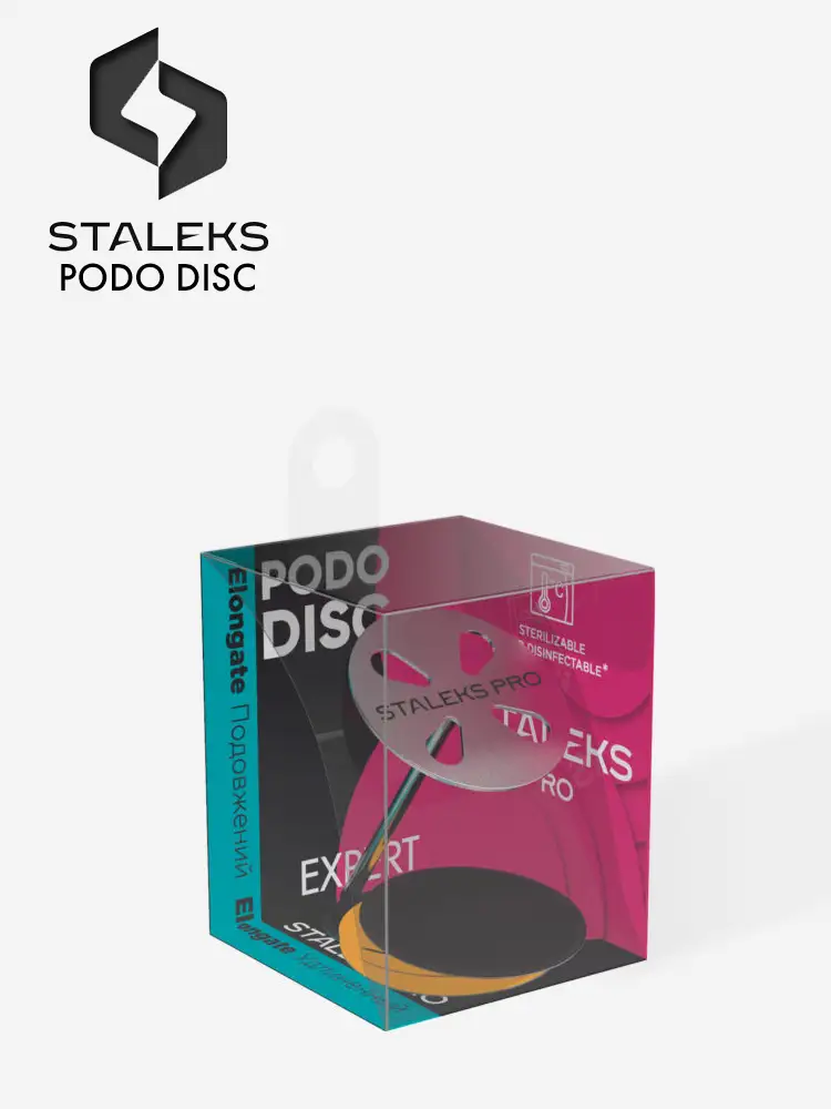 Disque Staleks PRO Podo avec goupille allongée