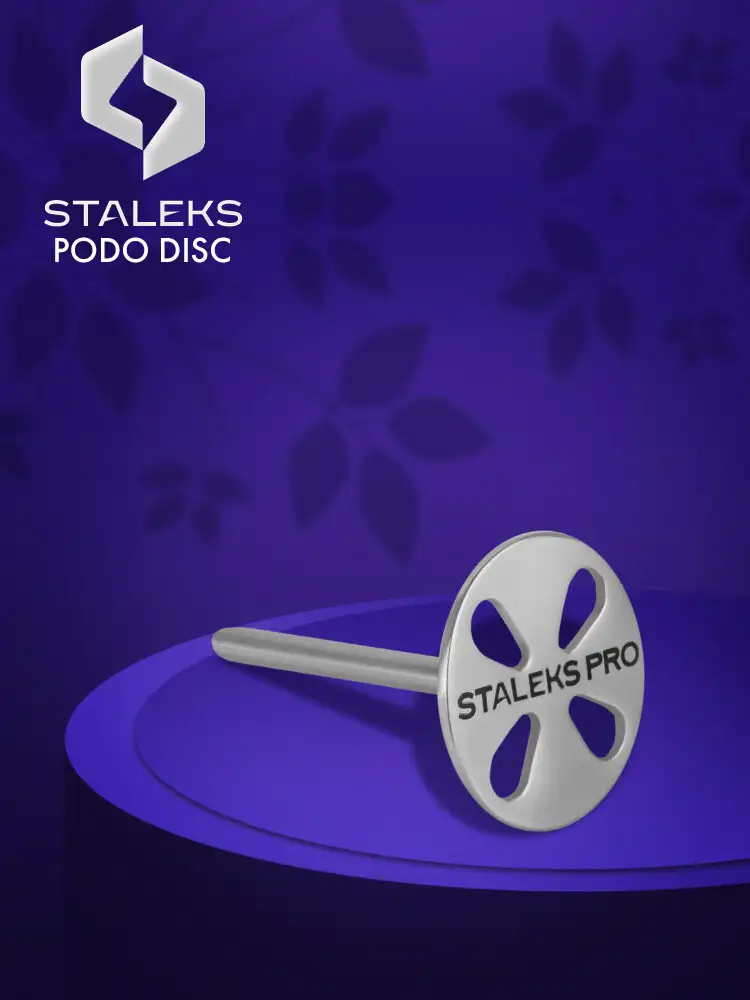 Disque Staleks PRO Podo avec goupille allongée