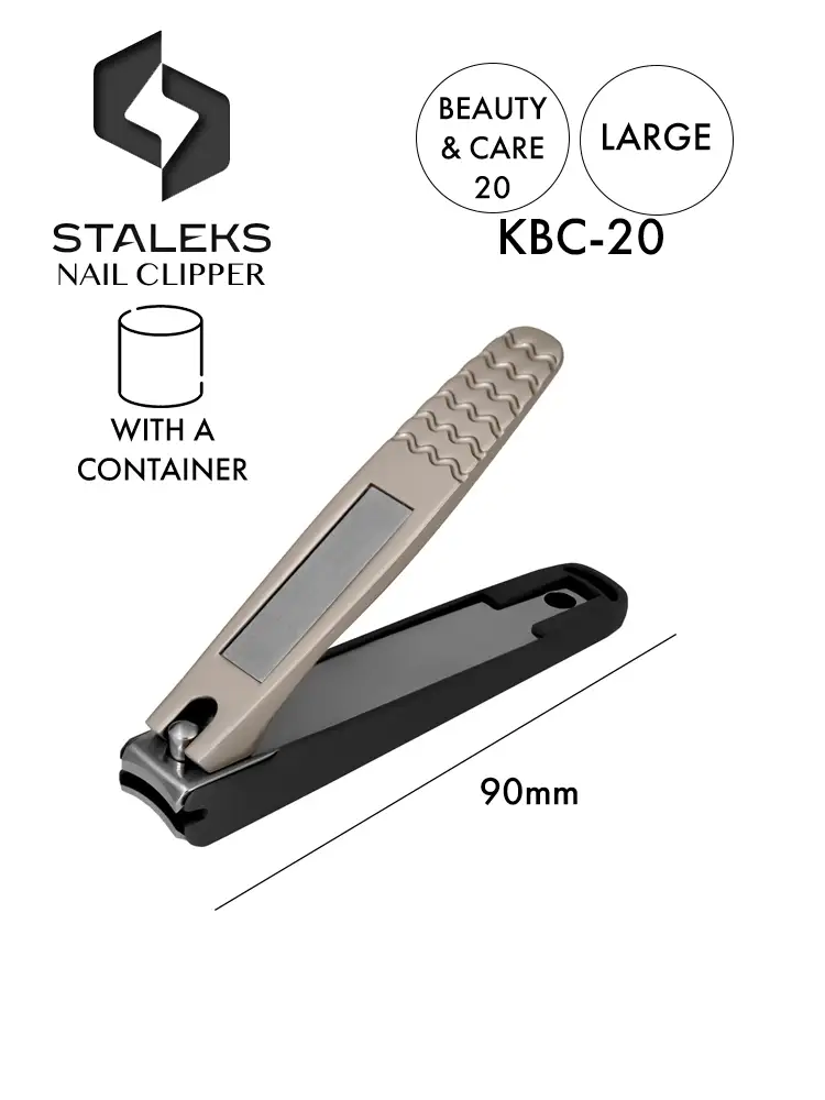 Grand coupe-ongles avec lime à ongles pour hommes - Beauté et soins 20 KBC-20___