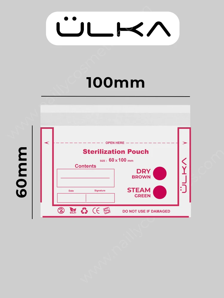 bolsa de esterilización de 60 mm x 100 m