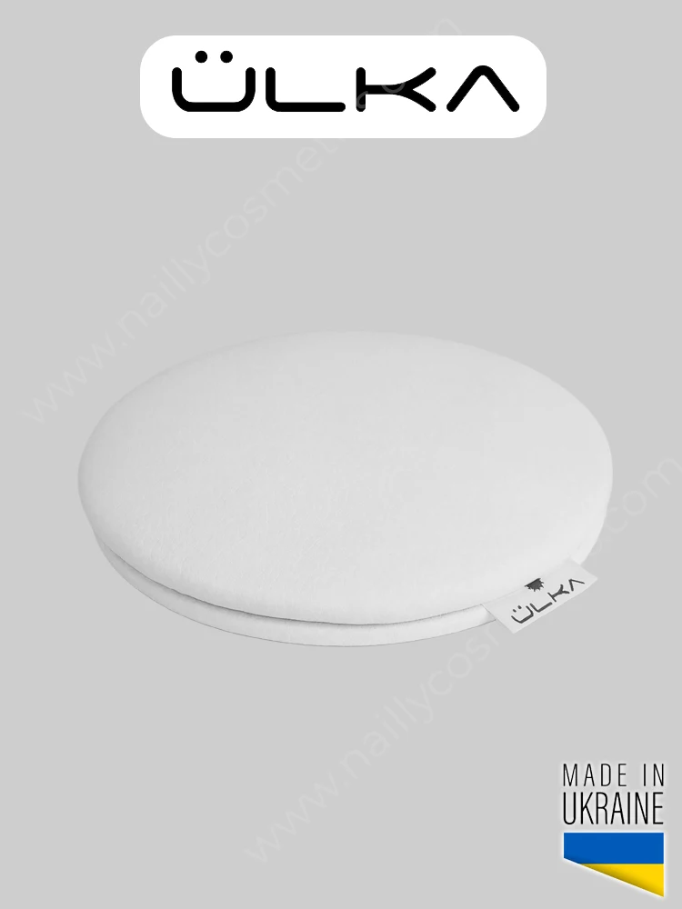 Almohadilla de apoyo para el codo redonda Ulka White