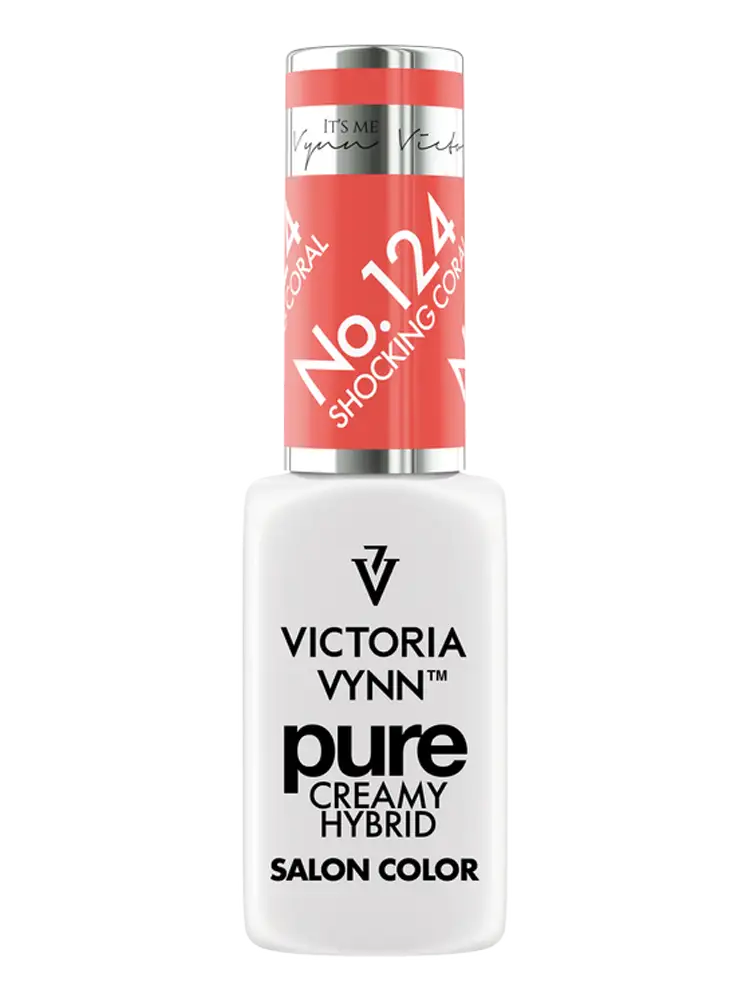 Victoria Vynn Best, esmalte en gel «Shocking Coral», Pure 124, Shocking Coral