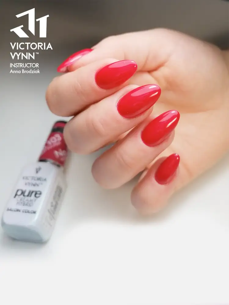 Victoria Vynn, esmalte en gel fucsia ardiente y apasionado, cremoso y puro, 103, fucsia ardiente