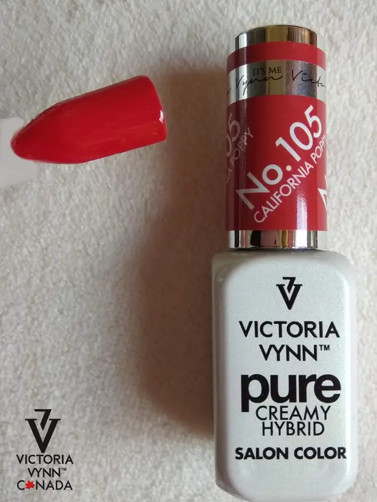 Victoria Vynn: Increíble esmalte de uñas rojo Coca-Cola, amapola de California n.º 105