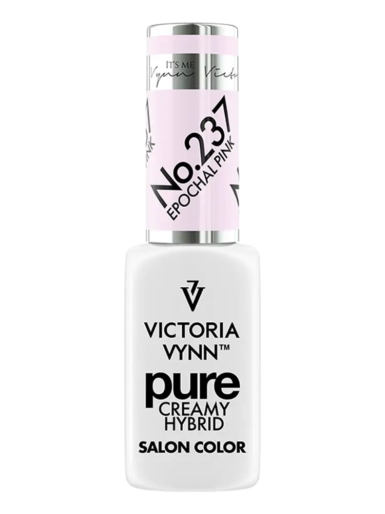 Victoria VYNN Pure Creamy Hybrid - Vernis gel rose clair crémeux 237 Epochal Pink