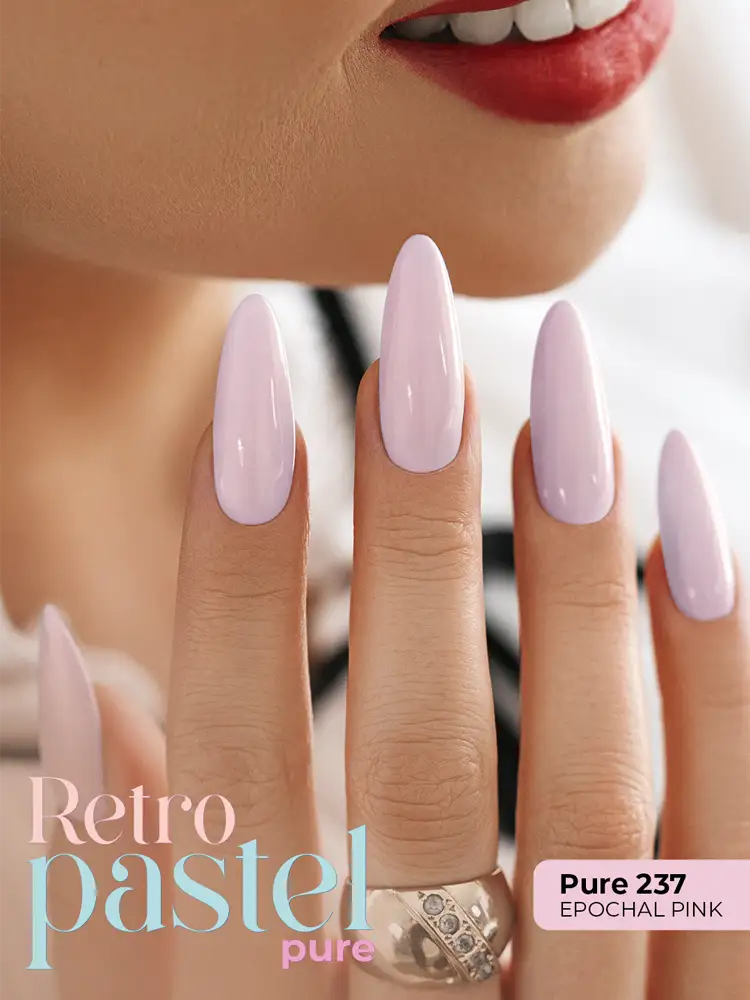 Victoria VYNN Pure Creamy Hybrid - Vernis gel rose clair crémeux 237 Epochal Pink