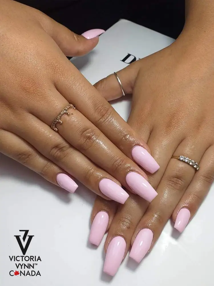 Esmalte de gel híbrido cremoso Victoria Vynn, rosa claro, n.º 114, «Dusty Orchid»