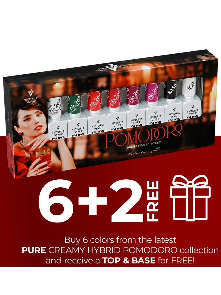 Promoción de la colección Pomodoro de Victoria VYNN Pure Creamy Hybrid, n.º 262-267